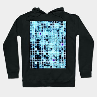 Modernist Matrix Blue Hoodie